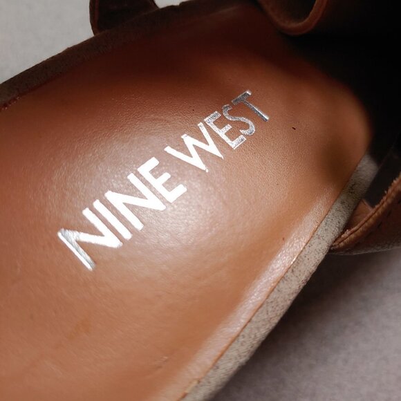 Nine West Countou Ankle Wrap Leather Heels - Picture 3 of 9